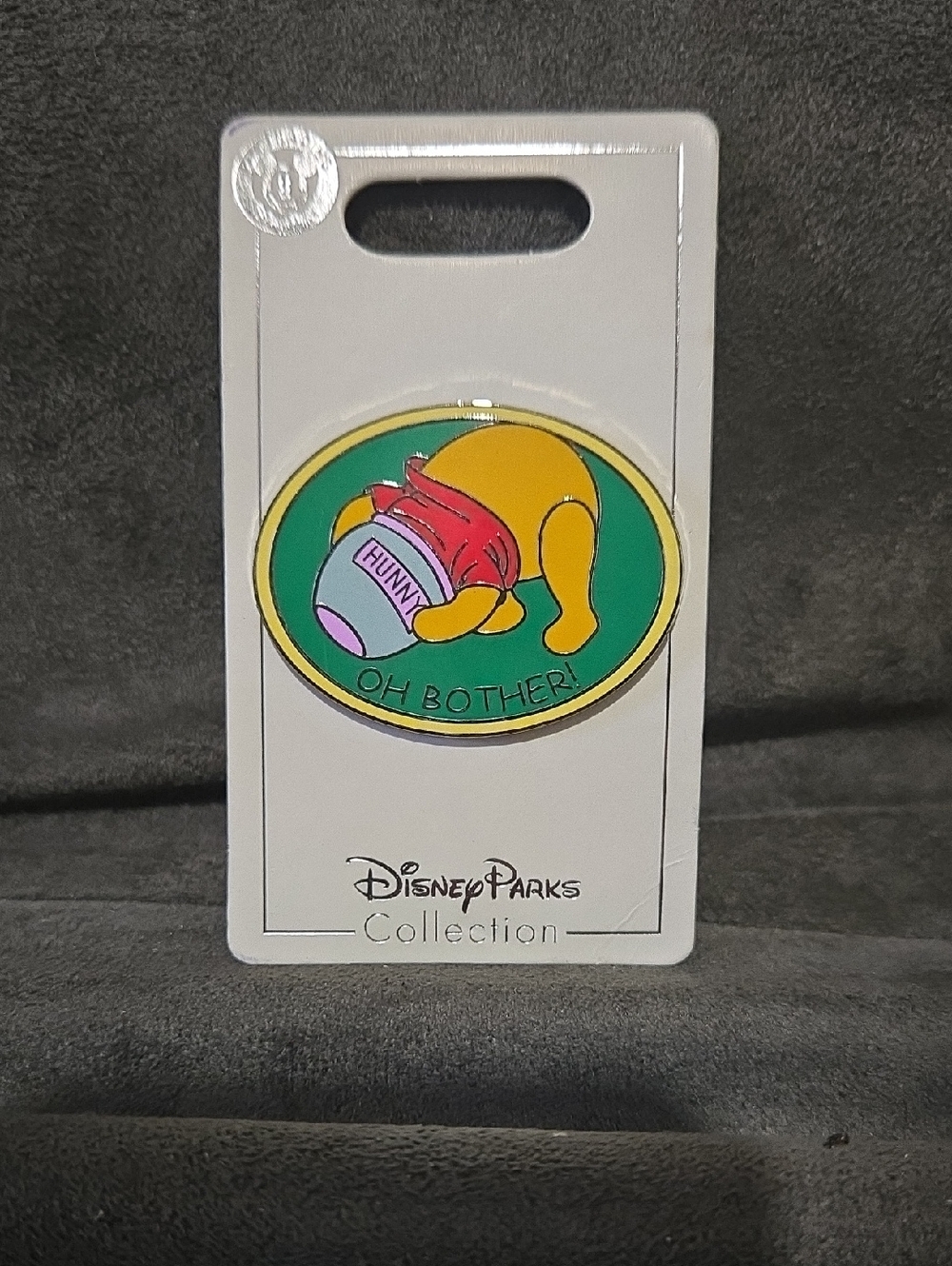 Disney Silver Mickey Silhouette Pin Back Protectors